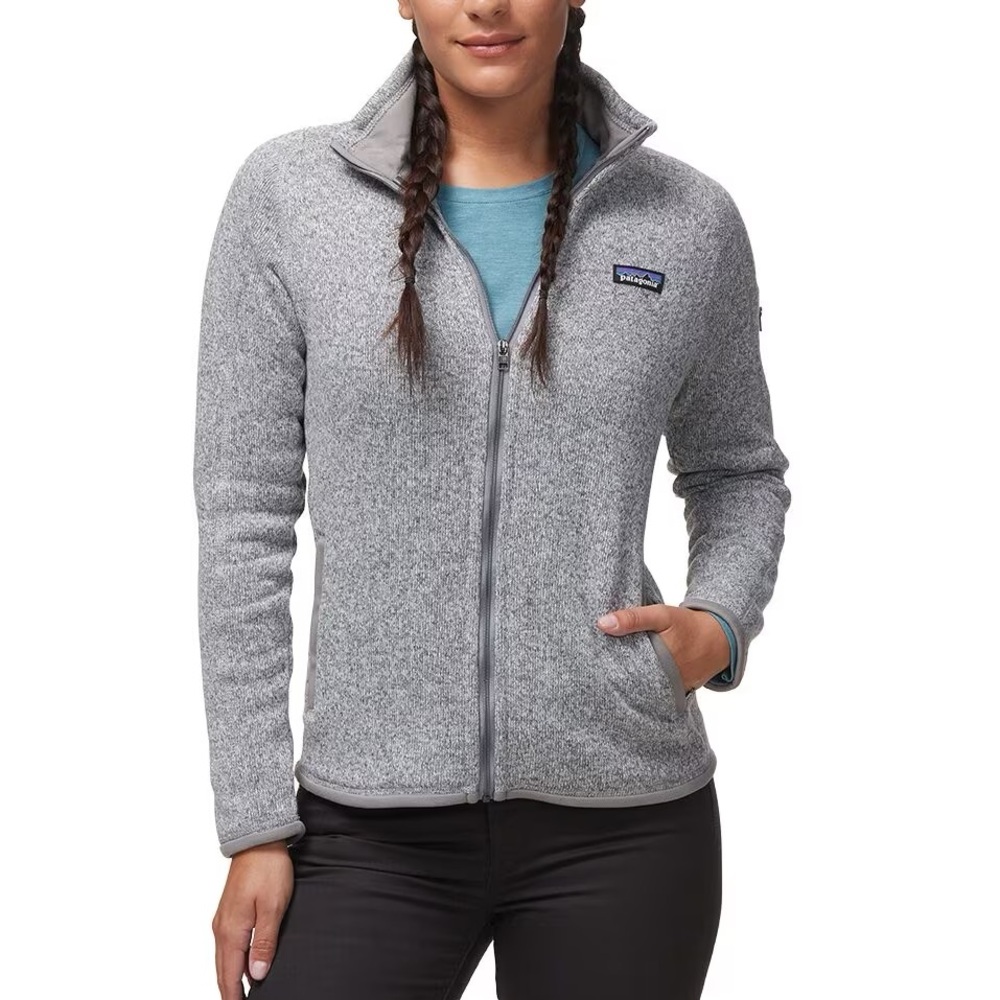 Patagonia better sweater fleece jacket grey size small good condition